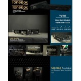 Gigbag / semi hardcase / tas efek pedalboard 35x32x8 tonebox studio